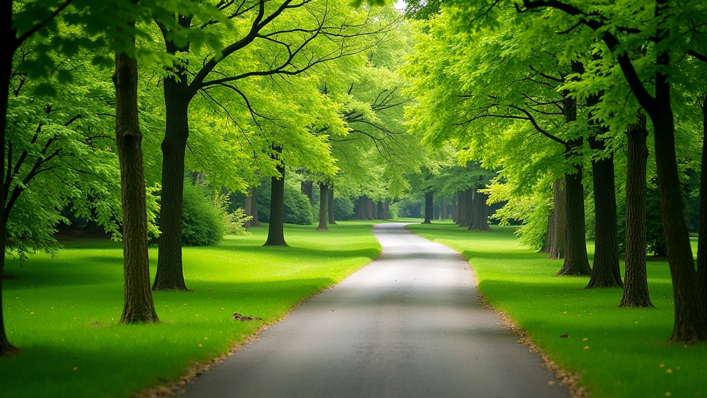 Trail through nature
